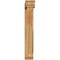 Ekena Millwork Traditional Traditional Rough Sawn Bracket w/ Offset Brace, Western Red Cedar, 6"W x 28"D x 40"H BKT0604X28X40TRA01RWR - alternate 3